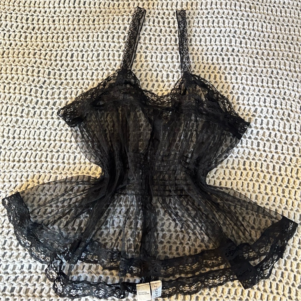 Lace tank top by 2 September size S
